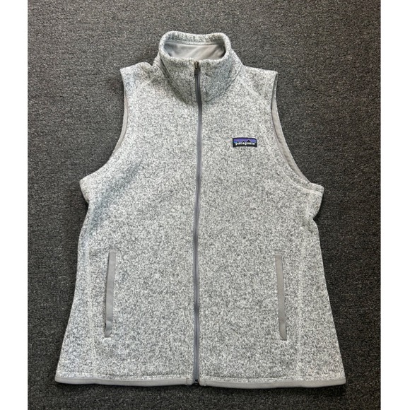 Patagonia Jackets & Blazers - Patagonia Better Sweater Vest Gray Womens Small Full Zip Fleece Knit Outdoors